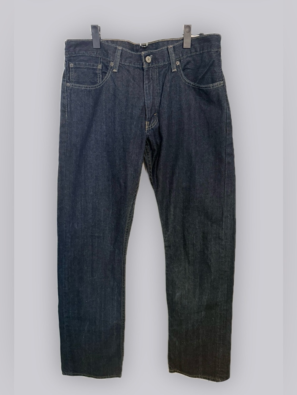 Levi’s 514 Straight Fit Men’s Jeans 34x34 Dark Wash 100% Cotton